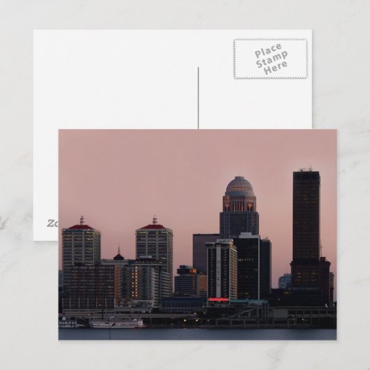 Louisville Skyline Briefkaart (Voorkant / Achterkant)