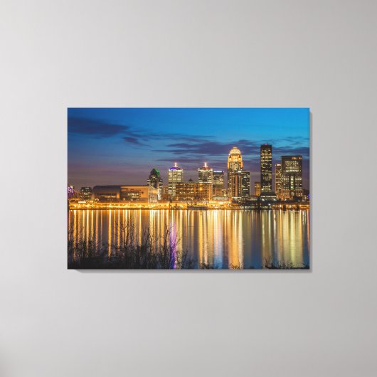 Louisville Skyline Canvas Afdruk (Voorkant)