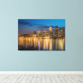Louisville Skyline Canvas Afdruk (Insitu (Houten vloer))