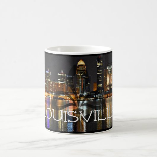 Louisville Skyline Coffee Mok met Fleur de Lis (Center)