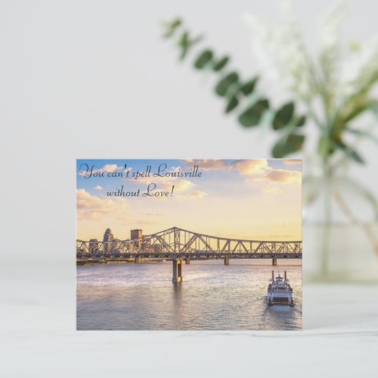 Louisville Skyline en het Belle Briefkaart (Staand voorkant)