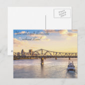 Louisville Skyline en het Belle Briefkaart (Voorkant / Achterkant)
