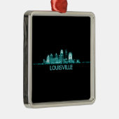 Louisville Skyline Metalen Ornament (Rechts)