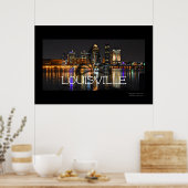 Louisville Skyline Poster met Fleur de Lis (Keuken)