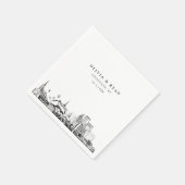 Louisville Skyline Trouwpapier Cocktail servet (Hoek)