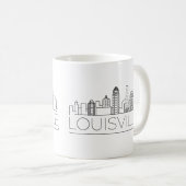 Louisville Stylized Skyline Koffiemok (Voorkant rechts)