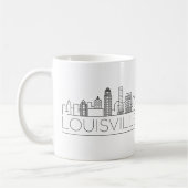Louisville Stylized Skyline Koffiemok (Links)