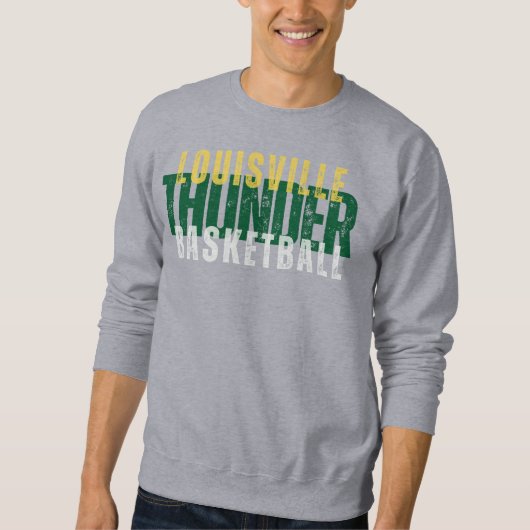 Louisville Thunder Basketball Crew Nek Sweatshirt (Voorkant)