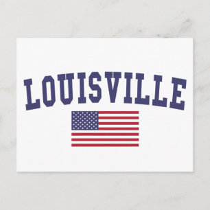Louisville US Flag Briefkaart