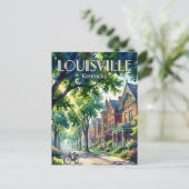 Louisville USA Briefkaart (Staand voorkant)