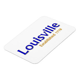 Louisville vestigde 3"x4" Flexibele fotomagneet Magneet