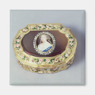 Louix XV ovaal snuff box Magneet