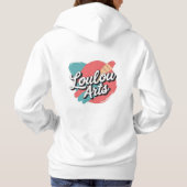 Loulou Arts Logo Hoodie – Creative Artist T-Shirt (Achterkant)