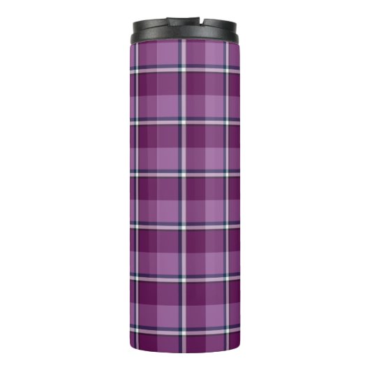 Loulou en Trendy Pink Plaid  Tumbler Thermosbeker
