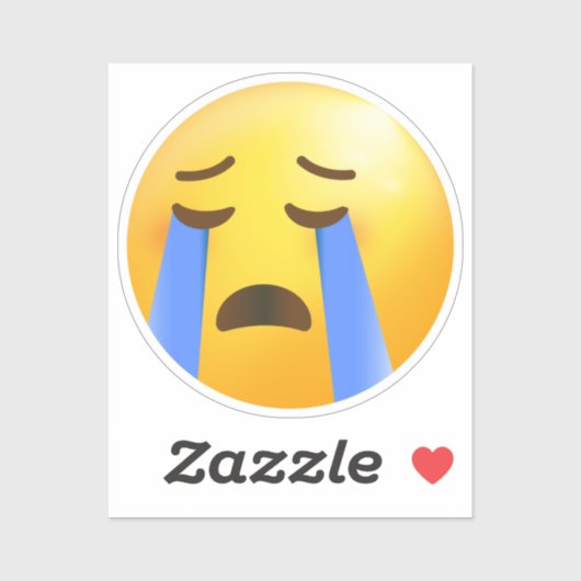 Louly Crying Face Emoji Sticker (Vel)