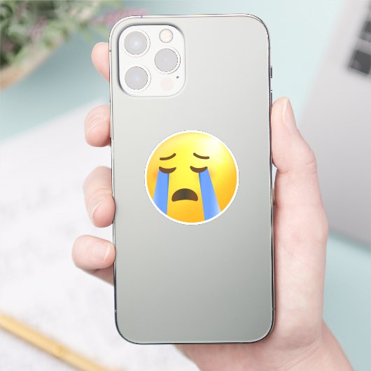 Louly Crying Face Emoji Sticker (Telefoon)