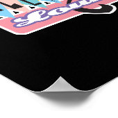 loundebord voor retro alley cats poster (Hoek)