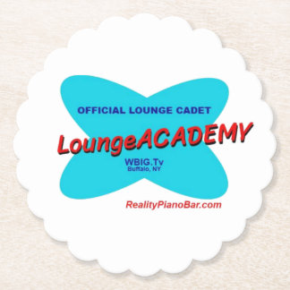 Lounge Academy Retro Cool Buffalo NY Piano Bar Kartonnen Onderzetters