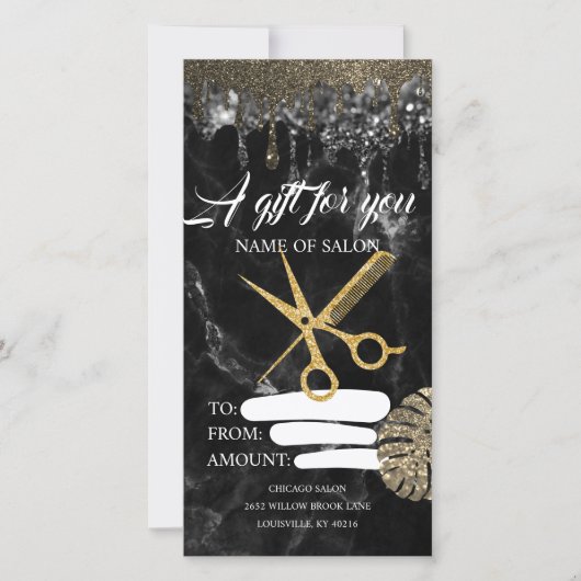 Lounge Bar Drink Certificate Voucher (Voorkant)