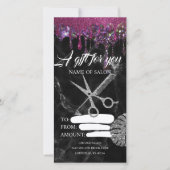 Lounge Bar Drink Certificate Voucher (Voorkant)