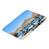 Lounge-carrossen en dergelijke paraplu's op strand magneet (Linkerzijde)