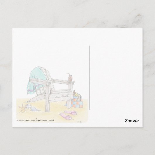 Lounge Chairs - Briefkaart (Achterkant)