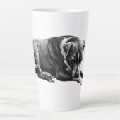Lounge Dog Ochtendmok Latte Mok (Voorkant)