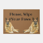 Lounge German Shepherd Dog Deurmat (Voorkant)