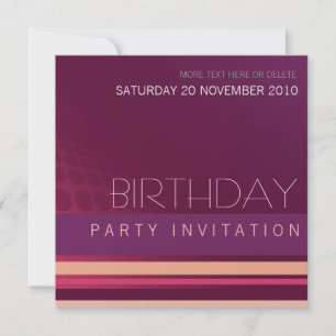 Lounge House Party of Birthday Invitation Kaart