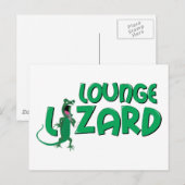 Lounge Lizard Briefkaart (Voorkant / Achterkant)