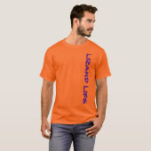 LOUNGE LIZARD CARTOON BLACK T-SHIRT (Voorkant volledig)