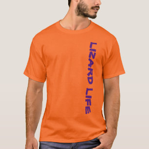 LOUNGE LIZARD CARTOON BLACK T-SHIRT