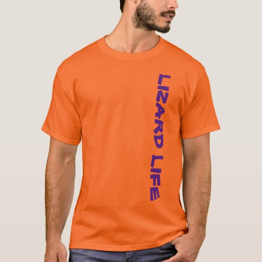 LOUNGE LIZARD CARTOON BLACK T-SHIRT (Voorkant)
