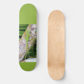 Lounge Lizard Green Gecko Persoonlijk Skateboard (Voorkant)