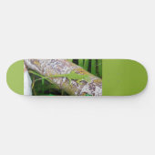 Lounge Lizard Green Gecko Persoonlijk Skateboard (Horizontaal)