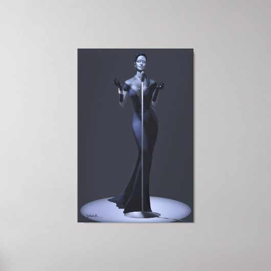 Lounge Singer Canvas Print (Voorkant)