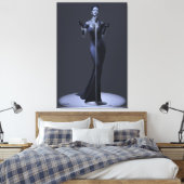 Lounge Singer Canvas Print (Insitu (Slaapkamer))