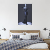 Lounge Singer Wrapped Canvas en Posters Afdruk (Insitu (Slaapkamer))