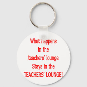 Lounge van leraar sleutelhanger