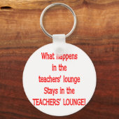Lounge van leraar sleutelhanger (Voorkant)