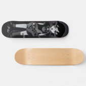 LoungeKat Skateboard: Bass Girl Persoonlijk Skateboard (Horizontaal)