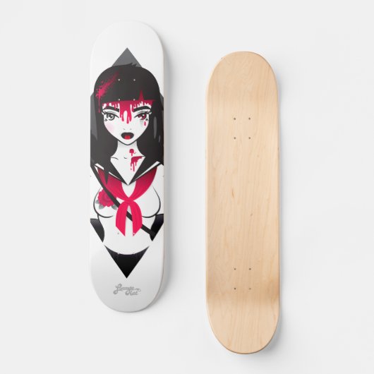 LoungeKat Skateboard: Sukeban Persoonlijk Skateboard (Voorkant)
