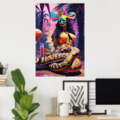 Loungen bij de Serpentine Waters Poster (Thuiskantoor)