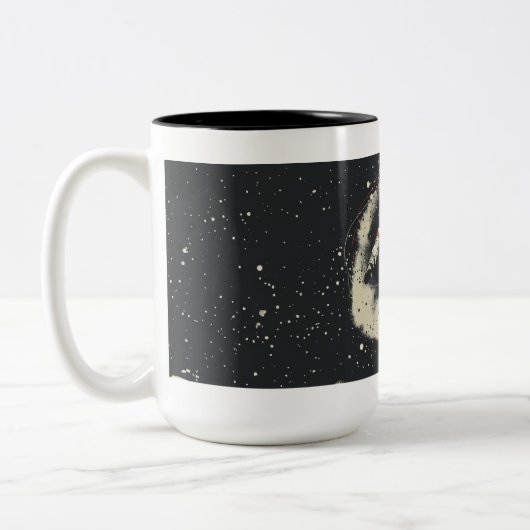 Loungen in de ruimte Mok (Links)