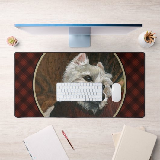 Loungen Westie op de bank Bureaumat (Kantoor 1)