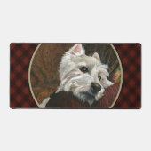 Loungen Westie op de bank Bureaumat (Voorkant)