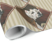 Loungen Westie op de bank Cadeaupapier (Rol Hoek)