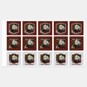 Loungen Westie op de bank Labels (Vel)