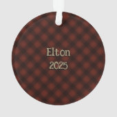 Loungen Westie op de bank Ornament (achterkant)