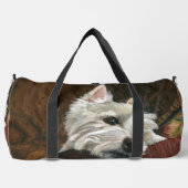 Loungen Westie op de bank Plunjezak (Voorkant)